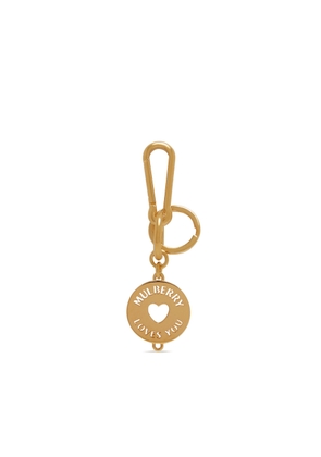 Mulberry Women's Initial Charm Keyring - New Brass