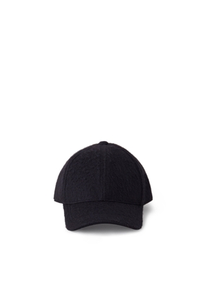 Mulberry Wool Baseball Cap - Black-Black - Size M-L
