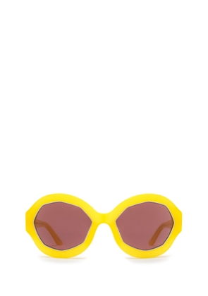Marni Eyewear Cumulus Cloud Yellow Sunglasses