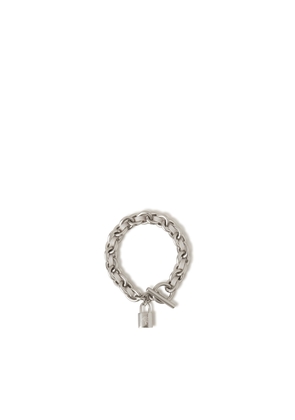Mulberry Women's Lily Leather Chain Bracelet Small - Pale Grey