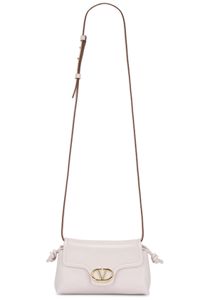 Valentino Garavani Mini V Logo Drawstring Bag in Lilac Ash - Lavender. Size all.