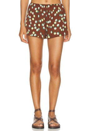 BODE Bubble Dot Short in Brown Multi - Brown. Size M (also in S).