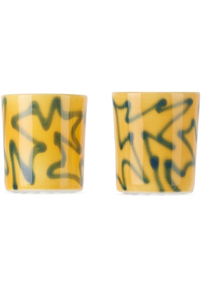 Carne Bollente Yellow Frizbee Ceramics Edition Only Lovers Cup Set
