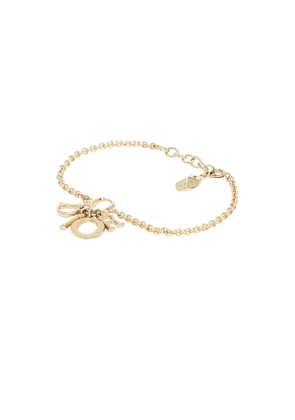 dior Dior Logo Chain Bracelet in Gold - Metallic Gold. Size all.