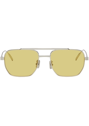 Givenchy Silver & Yellow Speed Sunglasses