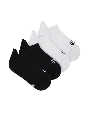 Reigning Champ Performance Tab Sock 2-pack in Multi - Black. Size L/XL (also in S/M).