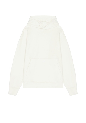 ASRV Tech Terry Hoodie in Ivory Cream - Cream. Size L (also in M, S, XL/1X).