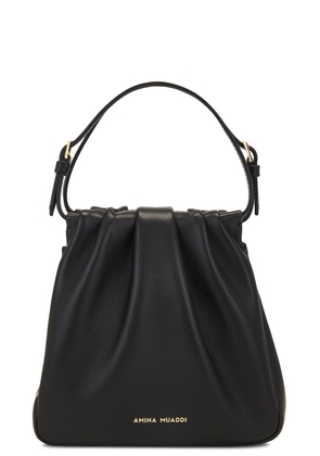 AMINA MUADDI Vittoria Bag in Black & Gold - Black. Size all.
