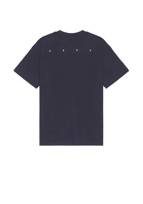 ASRV Supima Oversized Tee in Navy - Navy. Size L (also in M, S, XL/1X).
