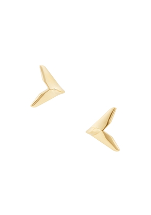 Bottega Veneta Wing Earrings in Yellow Gold - Metallic Gold. Size all.