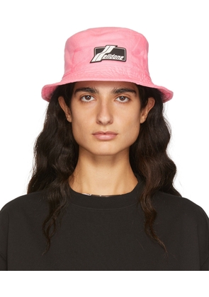 We11done Pink Denim Bucket Hat