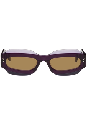 MCQ Purple Rectangular Sunglasses