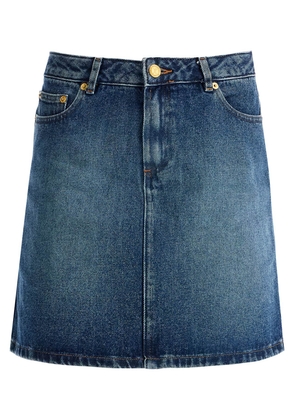 A.p.c. denim mini skirt - 34 Blue