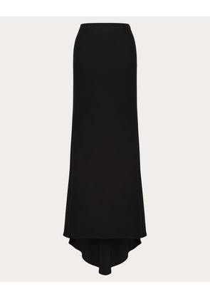 Valentino CADY COUTURE LONG SKIRT Woman BLACK 38