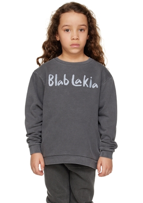 BlabLakia Kids Black Printed Sweatshirt