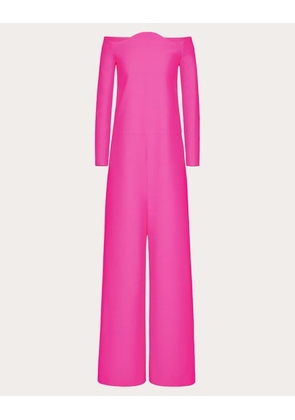 Valentino CREPE COUTURE JUMPSUIT Woman PINK PP 36