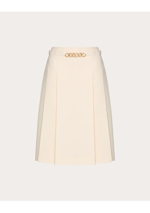 Valentino CREPE COUTURE SKIRT Woman IVORY 36