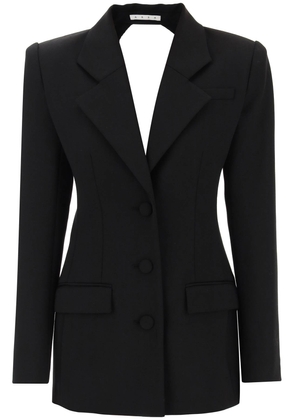 Area Blazer Dress With Cut-Out And Crystals