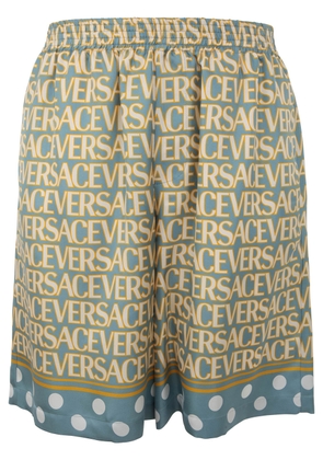 Versace Shorts Silk Fabric With All Over Print
