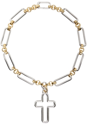 Laura Lombardi Silver & Gold Chiesa Necklace