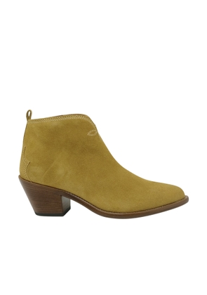 Sartore Suede Beige Ankle Boots