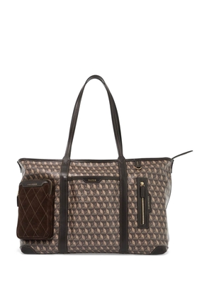 Anya Hindmarch i am a plastic bag in-flight tote - OS Brown