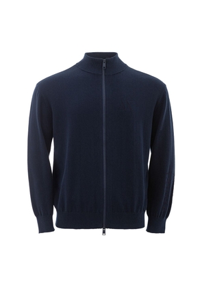 Armani Exchange Elegant Blue Cotton Sweater for Men - M