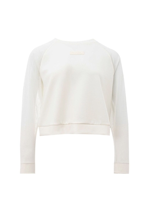 Armani Exchange Elegant White Polyamide Sweater for Women - S