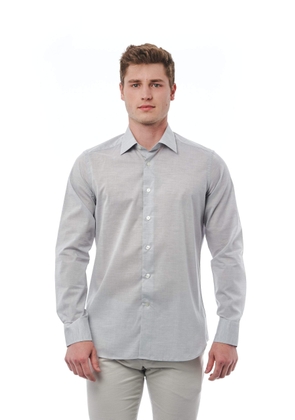 Bagutta Gray Cotton Shirt - S