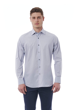 Bagutta Gray Cotton Shirt - XL