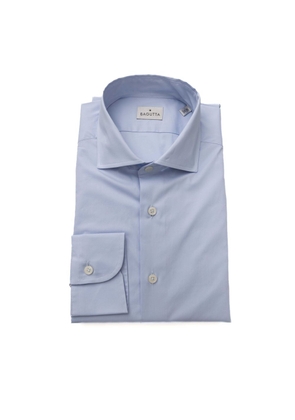 Bagutta Light Blue Cotton Shirt - L