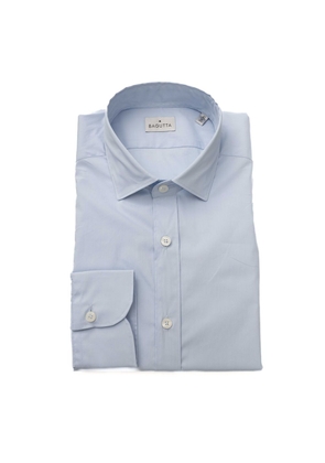 Bagutta Light Blue Cotton Shirt - L