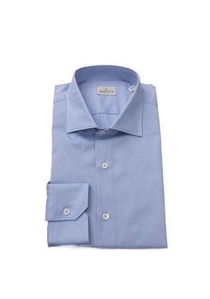 Bagutta Light Blue Cotton Shirt - S