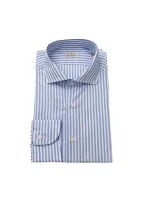 Bagutta Light Blue Cotton Shirt - S