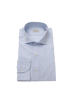 Bagutta Light Blue Cotton Shirt - S