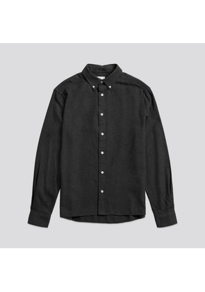 The Flannel Shirt Charcoal Melange