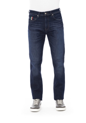 Baldinini Trend Blue Cotton Jeans & Pant - XS