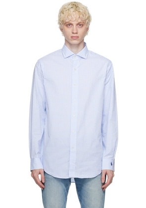 Polo Ralph Lauren White & Blue Classic Fit Shirt