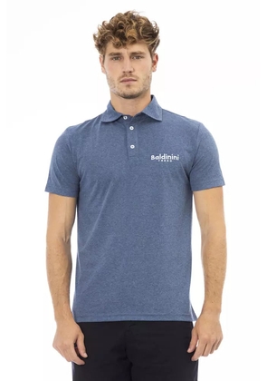 Baldinini trend Blue Cotton Polo Shirt - S