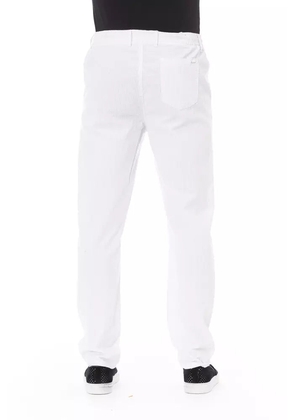 Baldinini Trend White Cotton Jeans & Pant - W30