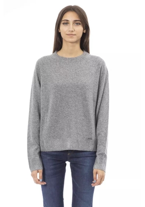 Baldinini trend Gray Wool Sweater - M
