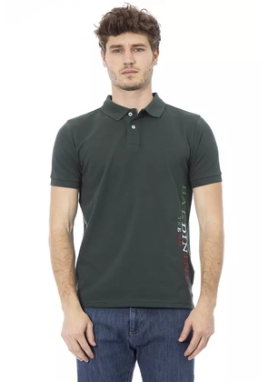 Baldinini Trend Green Cotton Polo Shirt - S