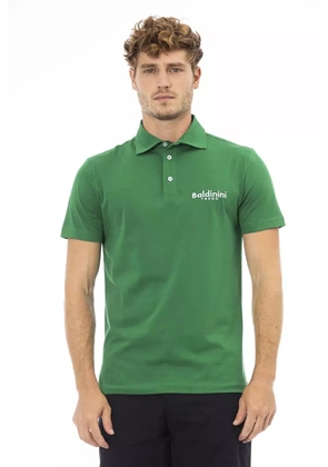 Baldinini trend Green Cotton Polo Shirt - M