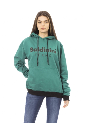 Baldinini Trend Green Cotton Sweater - M