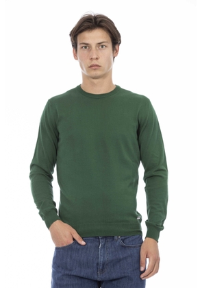 Baldinini Trend Green Cotton Sweater - M