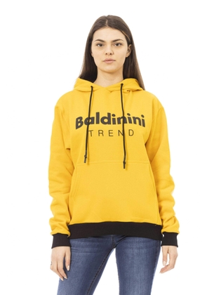 Baldinini Trend Yellow Cotton Sweater - S