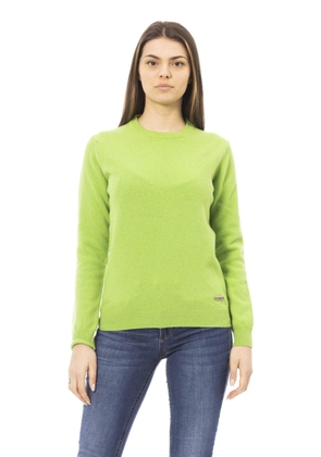 Baldinini Trend Green Wool Sweater - S