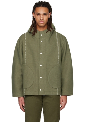 3MAN Green Blanket Jacket