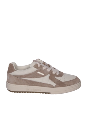 Palm Angels University Suede White/ Camel Sneakers