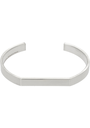 Le Gramme Silver Flat Ribbon 'Le 21g' Bracelet